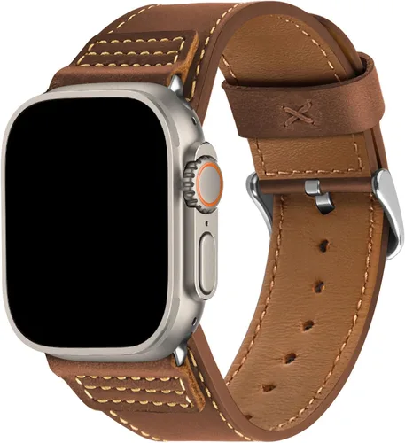 Miniatura 8 de Wristitani Correas de cuero compatibles con Apple Watch de 1.929 in, 1.811 in, 1.772 in, 1.732 in, 1.654 in, 1.614 in, 1.575 in, para hombres