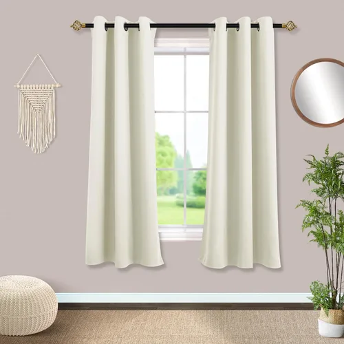 Miniatura 86 de Mrs.Naturall Cortinas Azul Real para Dormitorio, Cortinas Opacas Cortas Medianas Azul Cobalto para Cocina Decoración de Habitación de Adolescentes