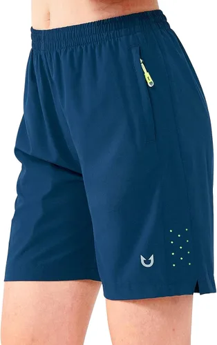 Miniatura 31 de NORTHYARD Pantalones cortos deportivos de senderismo para mujer, de secado rápido, ligeros, para gimnasio, entrenamiento, con 3 bolsillos