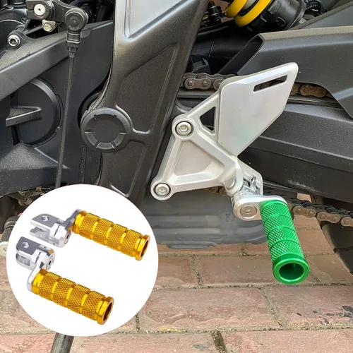 Miniatura 13 de Clavija de pie delantera ajustable (compatible con SUZUKI Gixxer/GSX250R/V-STROM250) (azul)