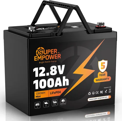 Miniatura 10 de Batería de litio LiFePO4 de 12 V 300 Ah, batería LiFePO4 de ciclo profundo para RV con protección a baja temperatura, BMS de 200 A, 3840 Wh, ciclos