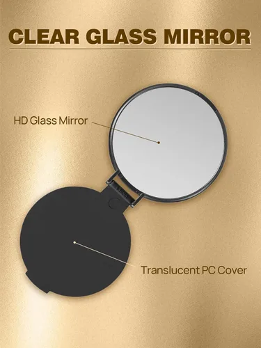 Miniatura 4 de Qislee Espejo compacto a granel, espejo de maquillaje redondo para bolso, juego de 12 (blanco)