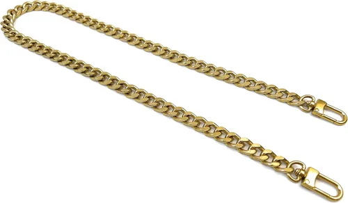 Miniatura 11 de Correas de metal para bolso de cadena plana, reemplazo de cadena para bolso cruzado de hombro y axilas, Dorado antiguo Oro envejecido