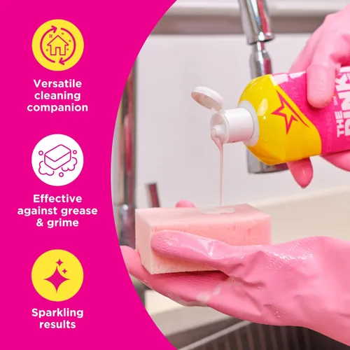 Miniatura 3 de Stardrops The Pink Stuff Limpiador en crema milagroso – Limpiador líquido multiuso para cocinas, baños y más – Elimina grasa, suciedad y sarro