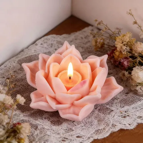 Miniatura 11 de 2 Piezas Molde de Vela de Orquídea Molde de Vela en Espiral Ondulada de Silicona de Orquídea - Moldes de Fundición de Resina de Silicona para Vela