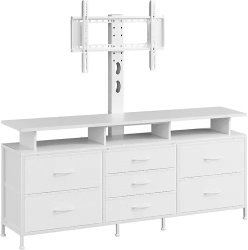 Miniatura 9 de REAHOME Soporte de TV con Soporte, Centro de Entretenimiento de 63" para Televisores de 32/45/55/60/65/70 pulgadas, Mesa Consola Multimedia con 7