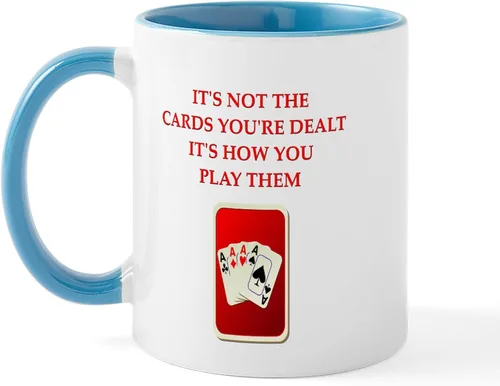 Miniatura 13 de CafePress Euchre Champ Mugs Taza de café de cerámica de 11 oz (11.0 fl oz)