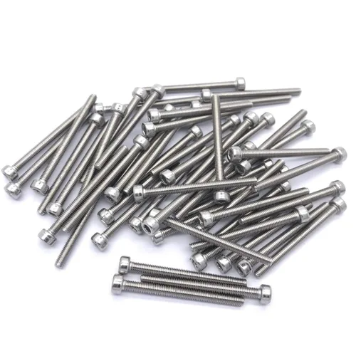 Miniatura 6 de Tornillos de cabeza hexagonal M3 x 0.984 in, rosca completa, superficie brillante, acero inoxidable, tornillos de cabeza hexagonal