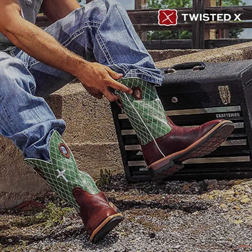 Miniatura 112 de Twisted X Botas Tech X para hombre de 12 pulgadas, botas occidentales casuales para hombre