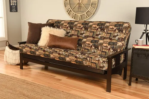 Miniatura 36 de Kodiak Furniture Monterey Marco de Futón con Acabado Butternut, Full, Solo marco