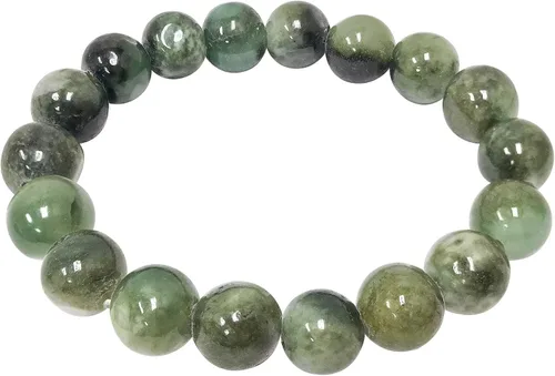 Miniatura 402 de Gem Avenue Handmade Round Bead Stretch Bracelet Unisex Natural Stone Beaded Jewelry for Men & Women, Elastic Wristband for Daily Wear