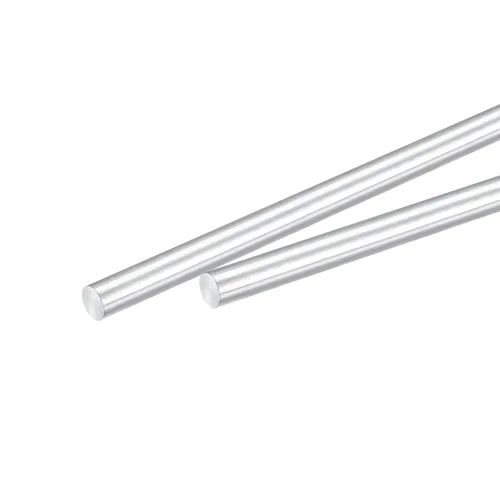 Miniatura 14 de MECCANIXITY Varilla redonda de aluminio macizo de 0.236 in de diámetro, 9.843 in de longitud, para manualidades, paquete de 2