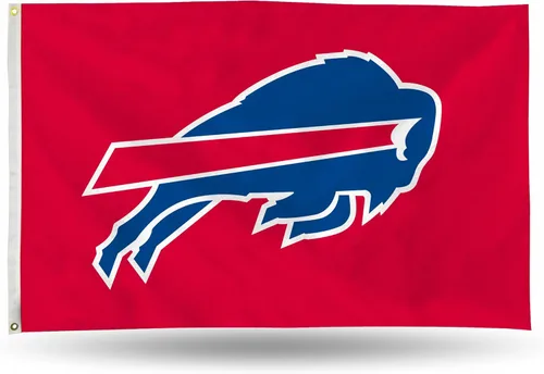 Miniatura 55 de NFL Rico Industries - Bandera estándar de 3 x 5 pies, de una cara, para interior o exterior, decoración del hogar