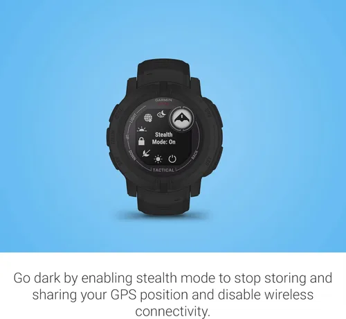 Miniatura 5 de Garmin Instinct 2 Solar, Edición Táctica, reloj resistente para exteriores con GPS, con capacidad de carga solar, construido para todos