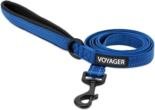 Miniatura 37 de Best Pet Supplies Correa reflectante Voyager para perros con mango de neopreno, para razas pequeñas, medianas y grandes, bonita y resistente