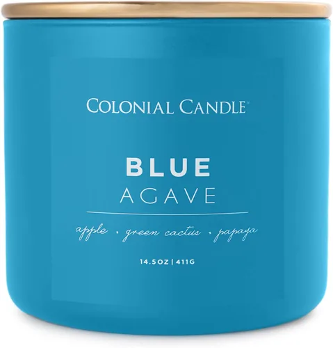 Miniatura 13 de Colonial Candle Winter Woods - Vela perfumada en frasco, colección Pop of Color, 3 mechas, verde, 14.5 onzas, hasta 60 horas de combustión