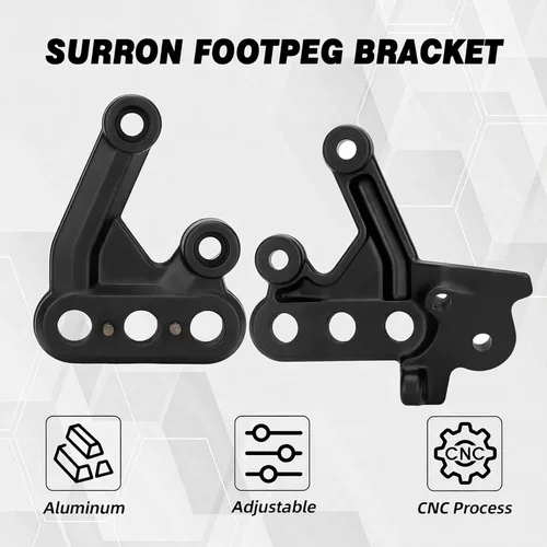 Miniatura 2 de JFG RACING Surron - Estriberas para pedal, soporte para pedal, soporte OEM para Sur Ron Light Bee S/X Electric Dirt Bike