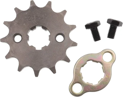 Miniatura 3 de 428 Piñón delantero Enigine con clip para motocicleta Dirt Bike (16.850-0.669 in, 10T)