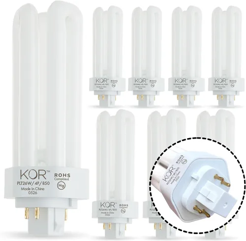 Miniatura 8 de (unidades 4) tubo triple de 26 Watts - GX24q-3 (4 pines), 26.0watts