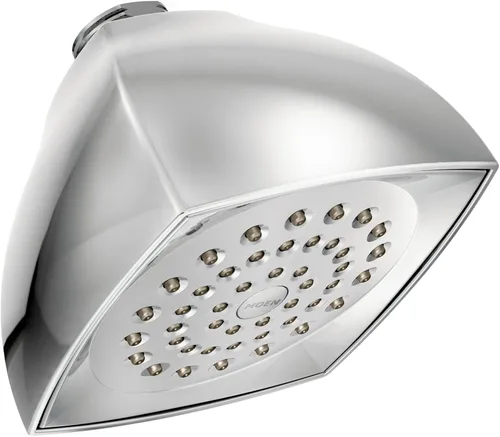 Miniatura 3 de Moen 6325BN - Cabezal de ducha Moenflo Water Sense, de una función, níquel cepillado