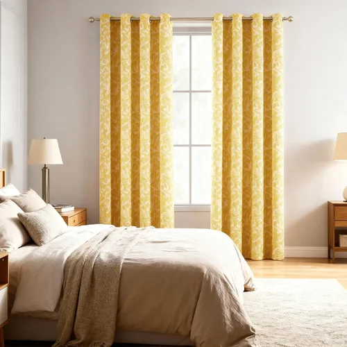 Miniatura 16 de VOGOL - Cortinas Boho, cortinas de ventana con aislamiento térmico y ojales para dormitorio y sala de estar, juego de 2 paneles, 52 x 63 pulgadas