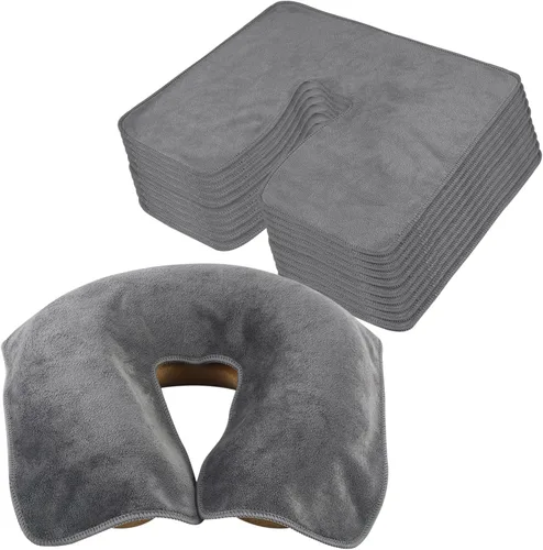 Miniatura 8 de SINLAND Fundas de microfibra para cuna facial, tamaño grande, suave y reutilizable, antiadherente, para reposacabezas de masaje, adecuada