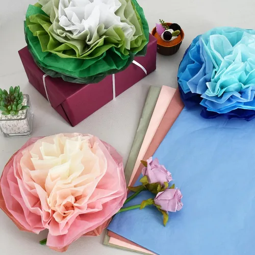 Miniatura 7 de BEISHIDA 100 hojas de papel de seda verde oliva a granel, papel de seda de envoltura para bolsas de regalo, papel de regalo de 14 x 20 pulgadas