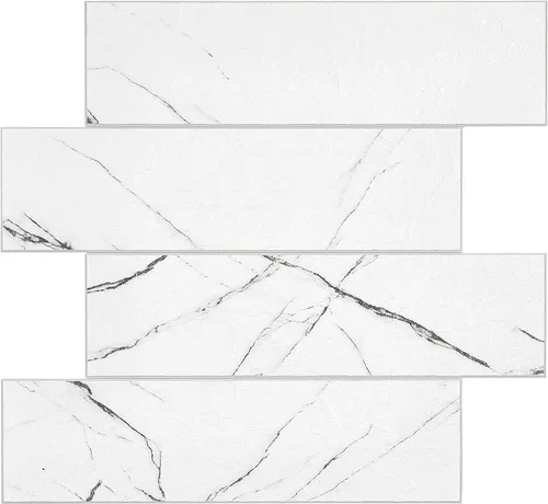 Miniatura 22 de Avant Decor 8 azulejos Azulejos de metro grandes compuestos de piedra Azulejos de cocina para despegar y pegar Azulejos de pared adhesivos