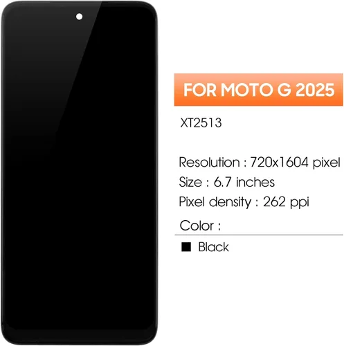 Miniatura 2 de Para Moto G 5G 2025 Reemplazo de pantalla para Moto G 5G 2025 Pantalla LCD XT2513 XT2513-1 para Motorola xt2513-1 Pantalla táctil digitalizador LCD