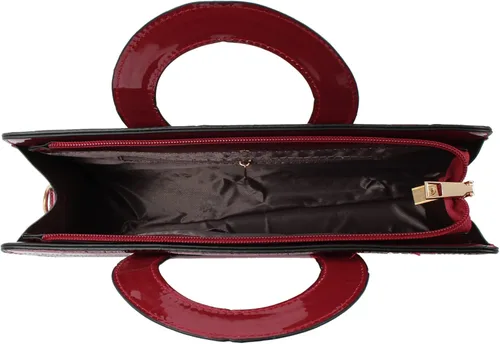 Miniatura 115 de ZLMBAGUS - Bolso de mano para mujer, diseño vintage con solapa y asa, de piel sintética, para llevar al hombro