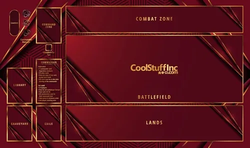 Miniatura 4 de Magic: The Gathering New Player Play Mat (Comandante) (Azul a la derecha)