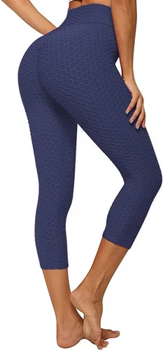 Miniatura 115 de SEASUM - Pantalones de yoga de cintura alta para mujer, con control de abdomen y realce de glúteos, leggings favorecedores para entrenar y correr