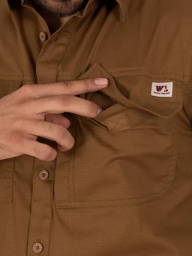 Miniatura 5 de Wells Lamont Industrial Mens Short Sleeve Ventilated Back Performance Work Shirt
