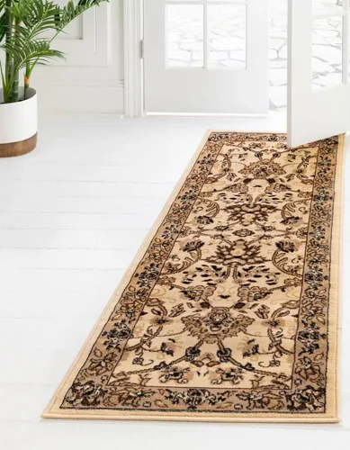 Miniatura 75 de Unique Loom Colección Sialk Hill - Alfombra de área Washington (7' 10" x 10' Rectángulo Burdeos/Crema)