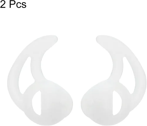 Miniatura 3 de MECCANIXITY Auriculares de silicona con aleta para radio, puntas de repuesto para auriculares de tubo de bobina (2 pares de aletas pequeñas)