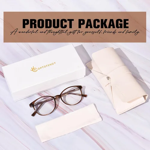 Miniatura 6 de Gafas de lectura bifocales para mujer, lentes TR90 redondos transparentes con bloqueo de luz azul para computadora con bisagra de resorte