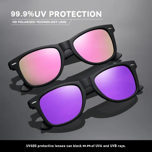 Miniatura 10 de Lentes de sol polarizados para mujer y hombre, lentes de sol a la moda, para conducir, pescar, bloqueo UV, protección UV400