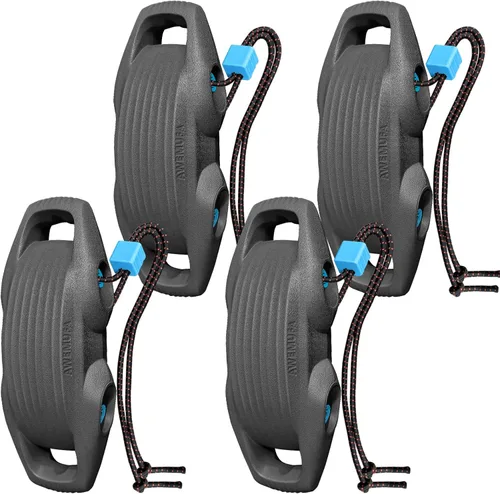 Miniatura 19 de AWEMUFA Defensas de Barco Fáciles de Instalar Parachoques para Atraque Defensa Ideal para Pontón, Lobina, Moto Acuática y Barcos de Pesca Gris