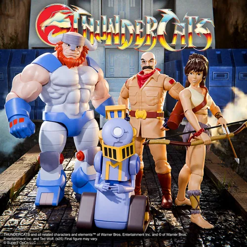 Miniatura 3 de Super7 ¡ULTIMATES! Thundercats Cruncher - Figura de acción de Thundercats de 7 pulgadas con accesorios, coleccionables clásicos de dibujos animados