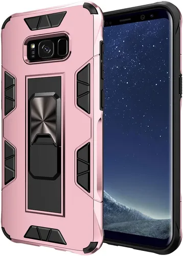 Miniatura 11 de Funda para Samsung Galaxy S8 Plus, funda Samsung Galaxy S8+ de grado militar, funda con función atril incorporada, armadura, resistente, a prueba