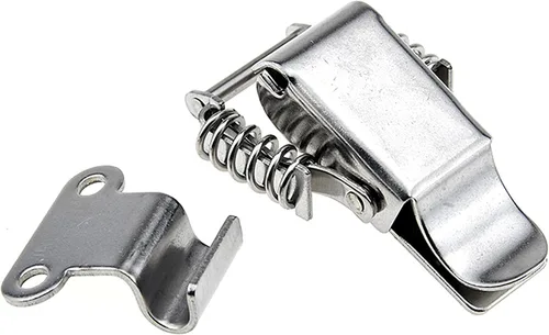 Miniatura 3 de Caja de herramientas de pecho de maleta de acero inoxidable de 90 grados 304 con doble resorte con cierre de tornillos, cierre de tornillos, 2