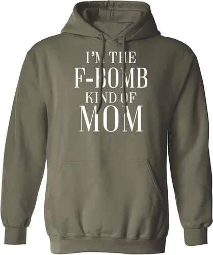 zerogravitee Sudadera con capucha para adulto con texto en inglés "I'm the F-Bomb kind of Mom