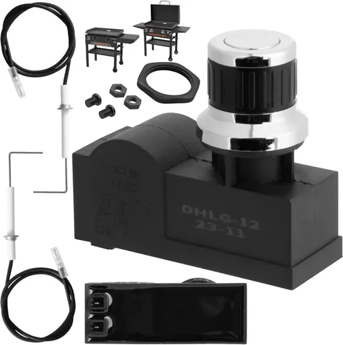 Miniatura 10 de Kit de encendido para parrilla DHLG-12 para Charbroil, Kenmore, Broil-Mate, Broil King, Nexgrill Reemplazo de piezas de encendido de parrilla