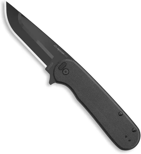 Miniatura 3 de OUTDOOR EDGE RAZOR VX3 ONYX PRO - Cuchillo de apertura manual con hoja reemplazable EDC cuchillo de bolsillo plegable - Hoja de 3 pulgadas, Onyx Pro