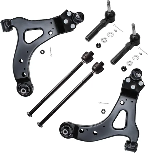 Miniatura 86 de Detroit Axle - Kit de brazos de control de extremo delantero 4WD para Ford 04-08 F-150, 06-08 Lincoln Mark LT, 4 extremos de barra de acoplamiento