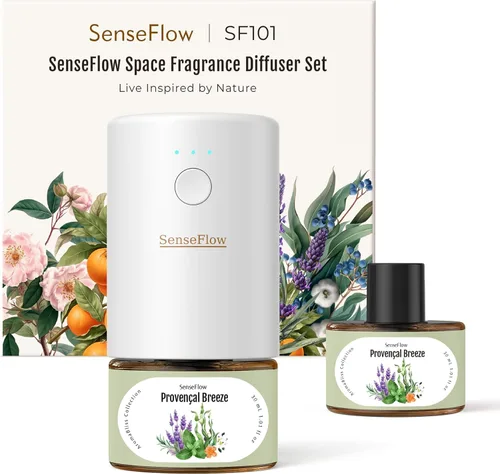 Miniatura 15 de Difusor de aceite esencial para el hogar, difusor inteligente de aromaterapia sin agua SF101S Pro, aroma de habitación enchufable con temporizador