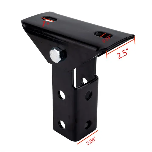 Miniatura 3 de Paquete de 2 soportes de conector de junta giratoria de 180 grados, base para todos los canales de puntal de 1-5/8 pulgadas, soporte de panel solar