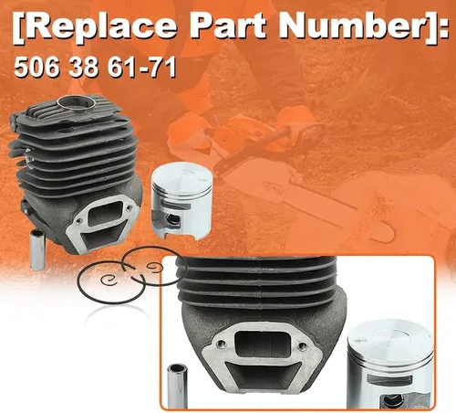 Miniatura 3 de 506 38 61-71, kit de cilindro de 2.008 in, para Husqvarna para socio K750 K760