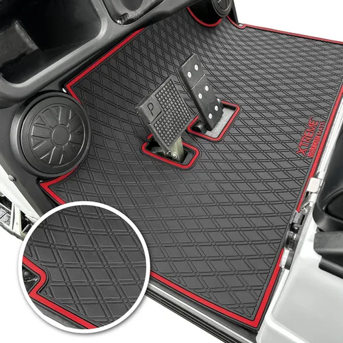 Miniatura 10 de Alfombrilla de goma compatible con modelos Evolution Classic Plus/Pro, Forester, Turfman (17-22) de carrito de golf Protección de revestimiento