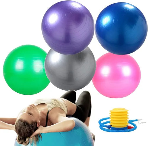 Suyi Pelota de ejercicio, pelota de parto, pelota de fitness suiza de yoga, pelota de maternidad, pelota de entrenamiento de fuerza de equilibrio,